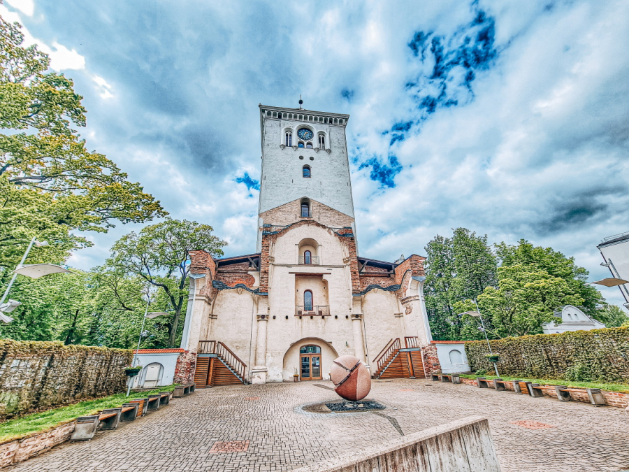 Башня Елгавской церкви Святой Троицы 