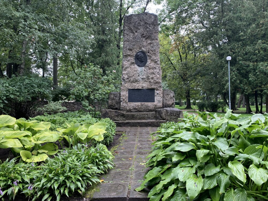 Monument to Ādolfs Alunāns 