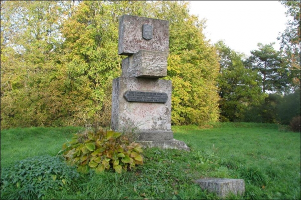 Monument for the fallen Swedish soldiers in the Battle of 1705 