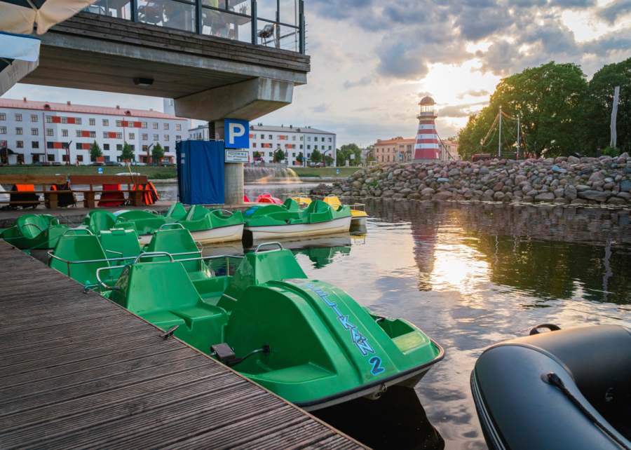 Water bicycle rental Pelikāns