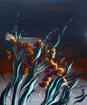 Tornī skatāma mākslinieces Ilzes Šēnbergas gleznu izstāde “Ciemos. Mājās”