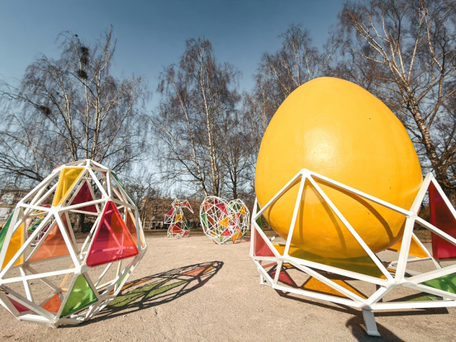 Lieldienu pastaiga Hercoga Jēkaba laukumā