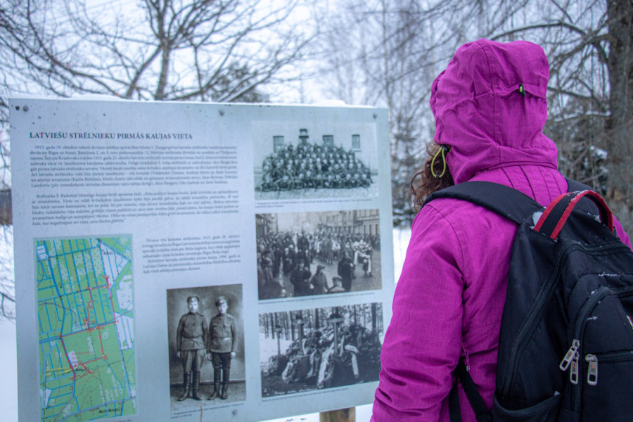 Ziemassvētku kauju muzeja pārgājiena mar&scaron;ruts