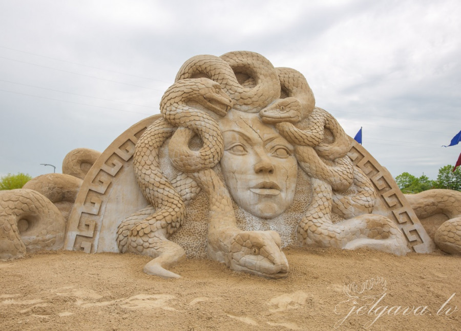 The Sand Sculpture Park is open and waiting for visitors!
