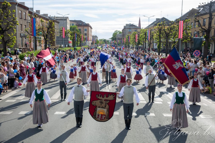 29. maijā Jelgavas pilsētas svētku gājiens