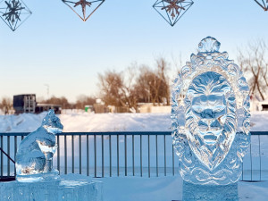 Ice Sculptures in Jelgava