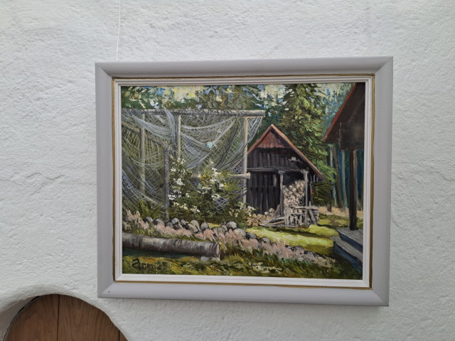 Tornī skatāma mākslinieces Aijas Princes jaunāko darbu izstāde