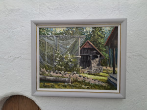 Tornī skatāma mākslinieces Aijas Princes jaunāko darbu izstāde