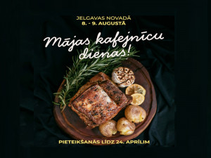 Iespēja pieteikties Mājas kafejnīcu dienām Jelgavas novadā 2026