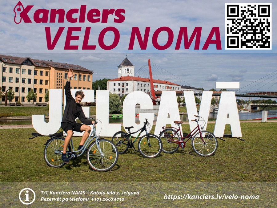 Jaunums! Velo noma “Kanclers”